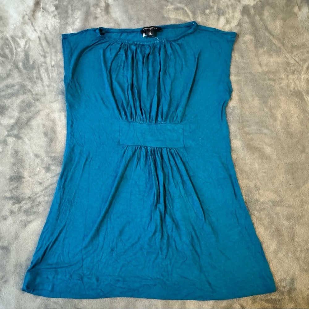 Banana Republic Turquoise Gathered Blouse

#1328